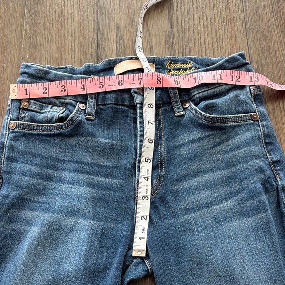 7 For All Mankind Kimmie Straight Leg Blue Jeans Size 27 - Picture 6 of 11